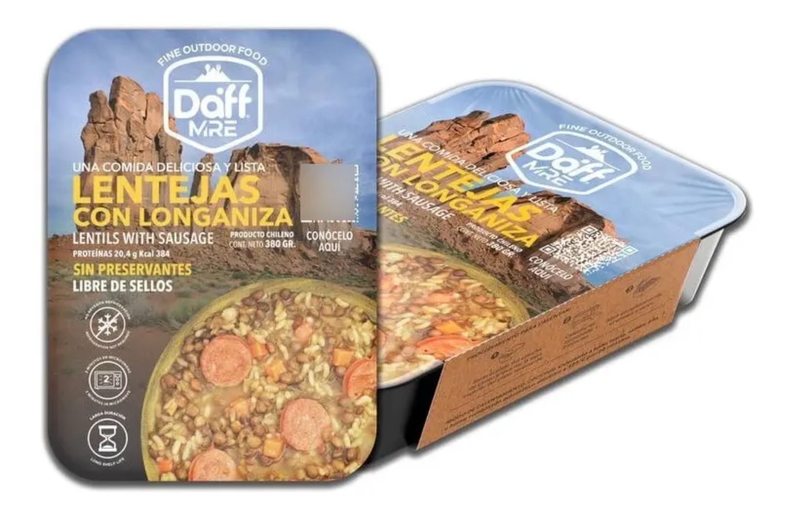 Comida Outdoor Daff Lentejas con Longaniza