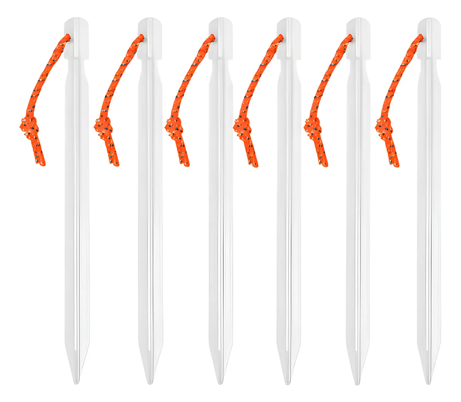 Estacas Aluminio Ultraligeras 18 cm (6 piezas)