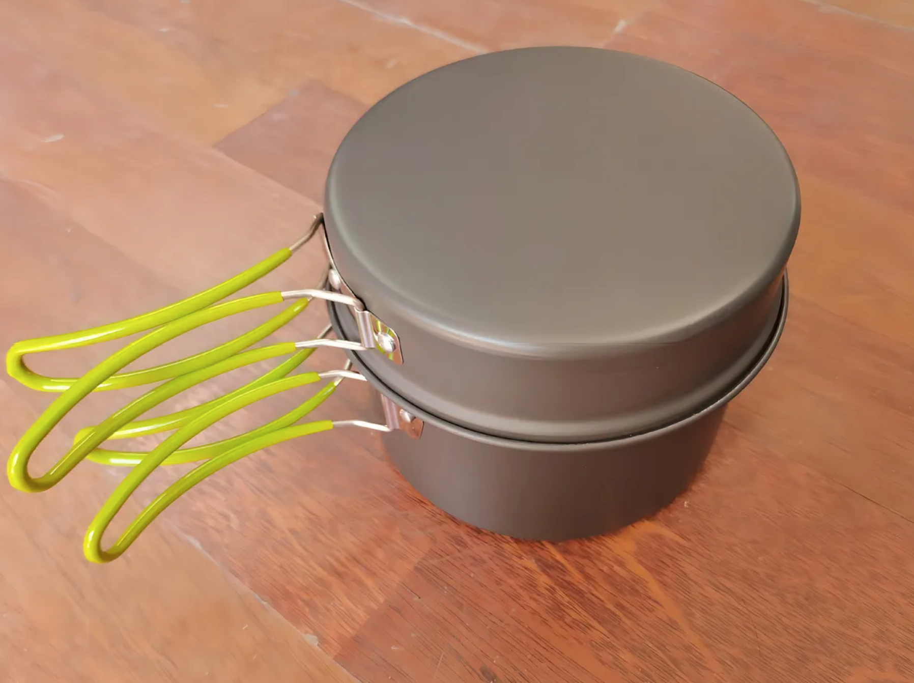 Set de Ollas y Tetera Camping