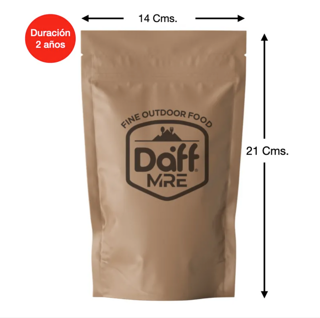 Comida Outdoor Daff Pollo al Curry con Arroz