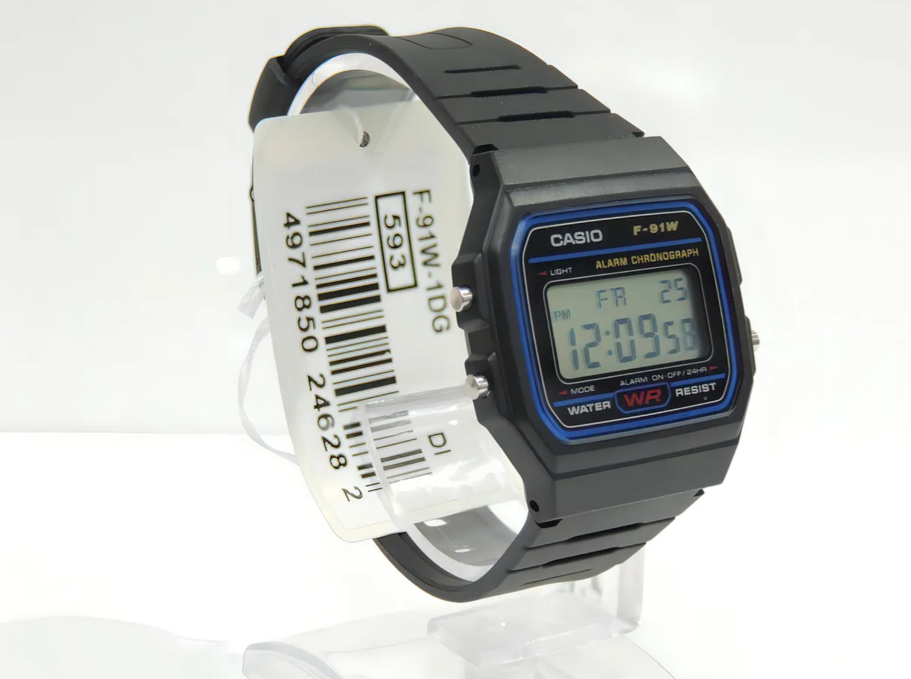 Reloj Casio F-91 Color Negro