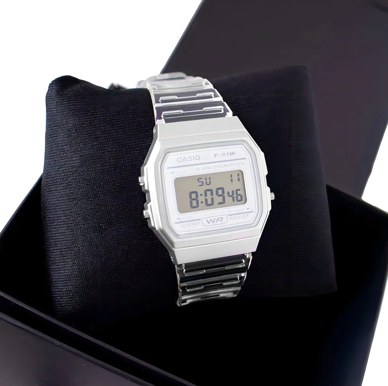 Reloj Casio F-91WS-7 Gris Transparente