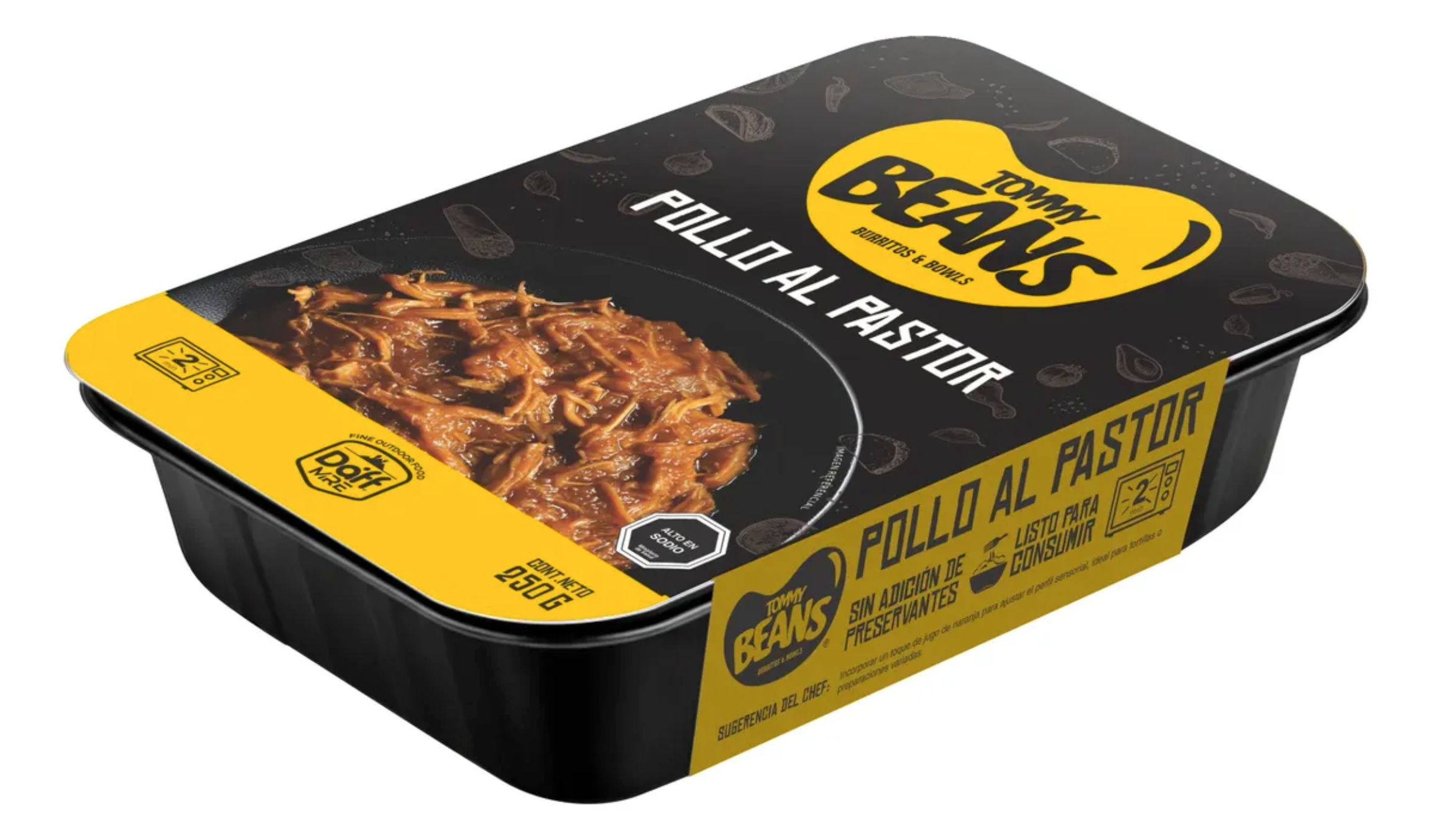 Comida Outdoor Daff Pollo al Pastor Tommy Beans