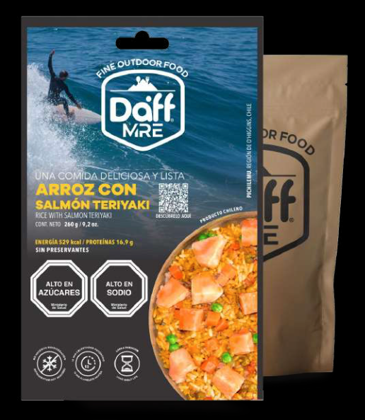 Arroz con Salmón Teriyaki